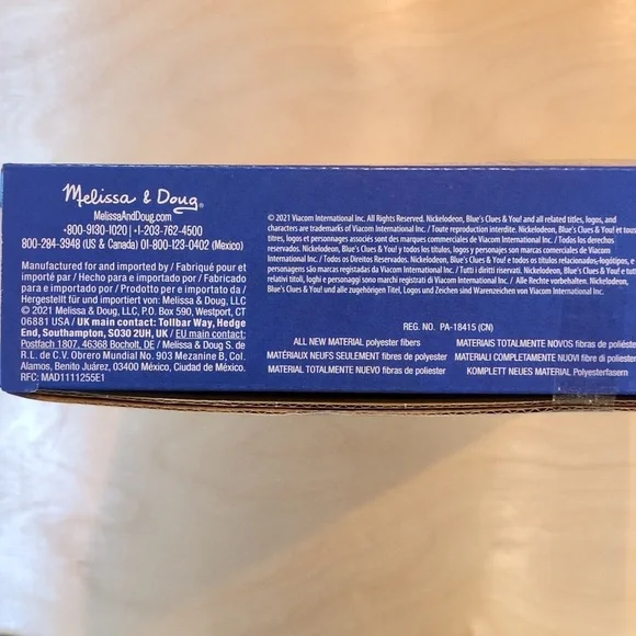 Blue's Clues Hand Puppets NEW 🩵🩷 Soft Plush 5 Piece Set Melissa & Doug 🎁 Gift - Picture 4 of 4